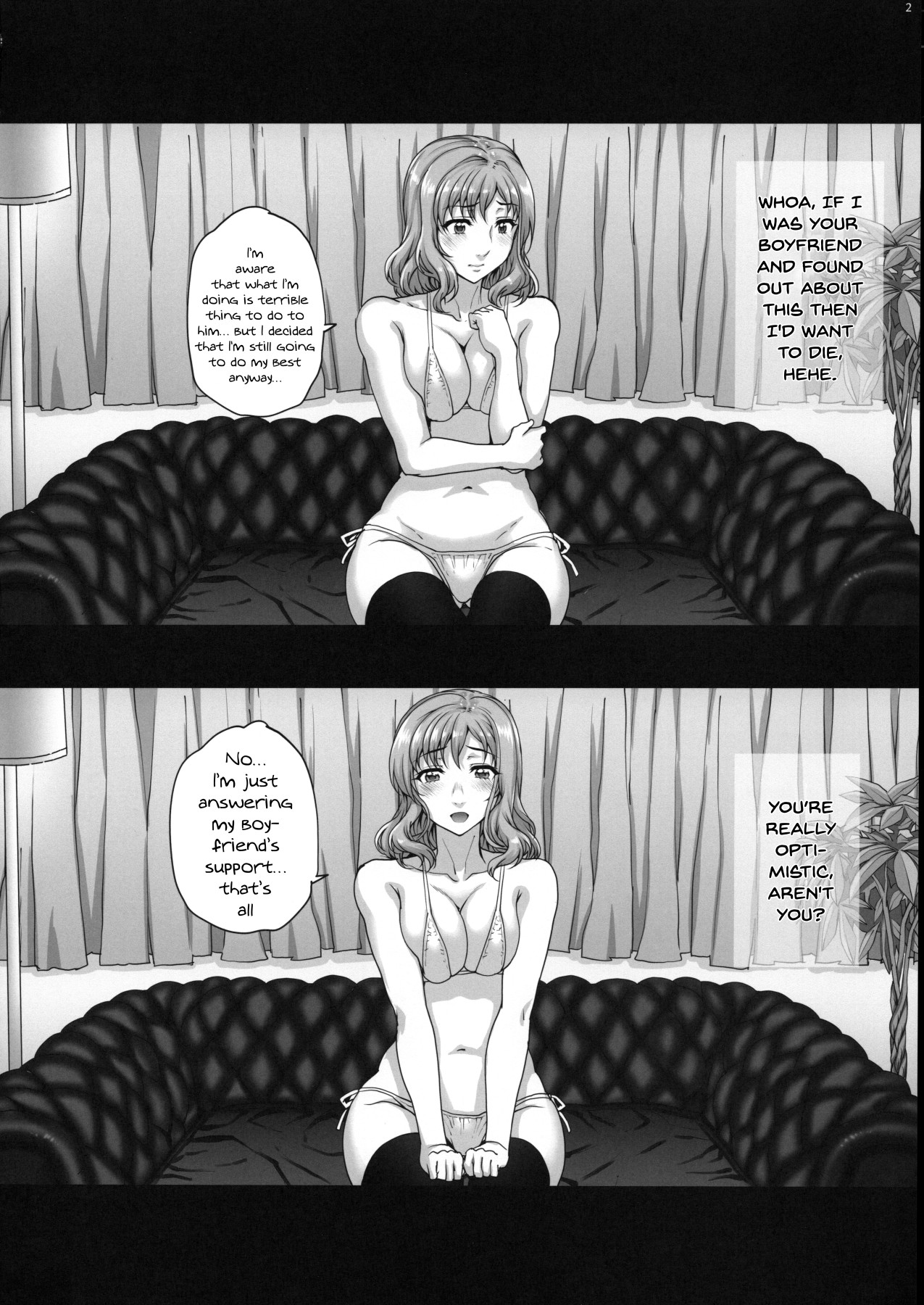 Hentai Manga Comic-Keep This A Secret From My Boyfriend 2 - I Had... Raw Group Sex-Read-3